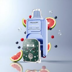 JNR VapeWatch 30000 Puffs デュアルメッシュコイル搭載 19mL リキッド容量 Blue Razz Ice 卸売業者 日本