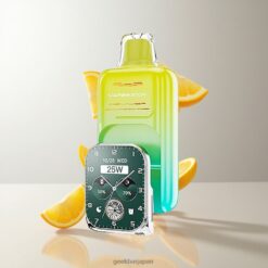 JNR VapeWatch 30000 Puffs デュアルメッシュコイル＆19mL リキッド容量 オレンジマンゴー 卸売業者 日本