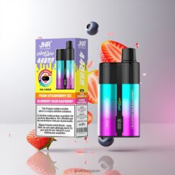 JNR WindWhip 44K デュアルフレーバー ディスポーザブルベイプ 40ml 総容量 充電式 卸売業者 日本 Fresh Strawberry Ice / Blueberry Sour Raspberry