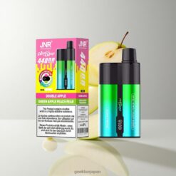 JNR WindWhip 44K デュアルフレーバー リチャージャブル ディスポーザブルベイプDouble Apple / Green Apple Peach Pear最大44,000パフ 卸売業者 日本