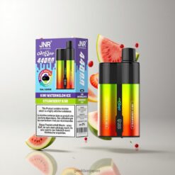 JNR WindWhip 44K デュアルフレーバー リチャージャブル ディスポーザブル ベイプキウイウォーターメロンアイス-ストロベリーキウイ最大44,000パフ 卸売業者 日本