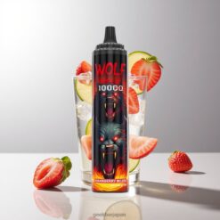 JNR Wolf Niplo 10000 Puffs 1.0Ωメッシュコイル & Strawberry Mojito 卸売業者 日本