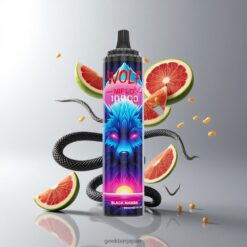 JNR Wolf Niplo 10000 Puffs 650mAhバッテリー容量 タイプC急速充電 Black Mamba 卸売業者 日本
