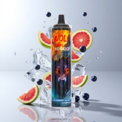 JNR Wolf Niplo 10000 Puffs ブルーベリーオンアイス 650mAhバッテリー容量 卸売業者 日本