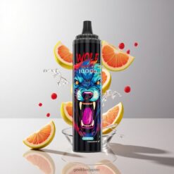 JNR Wolf Niplo 10000 Puffs 使い捨てベイプ 1.0オームメッシュコイル 650mAhバッテリー 卸売業者 日本