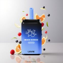 LAVIE Aurora 11000 Puffs ディスポーザブルベイプ 22ML リキッド容量 650mAh バッテリー容量 Type C 充電可能 Mixed Berries 卸売業者 日本