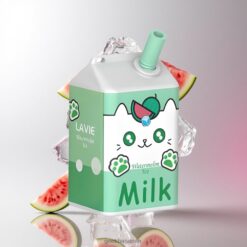 LAVIE Milk 7000 Puffs 16ML 電子リキッド容量 & 600mAh バッテリー容量 Watermelon Ice 卸売業者 日本