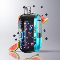 NEXA Ultra 50K Disposable Vape ブルーベリーウォーターメロン 50,000パフ 3Dカーブドスクリーン搭載 卸売業者 日本