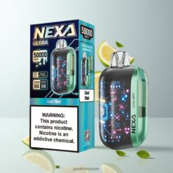 NEXA Ultra Vape 50000 Pods 50k Puffs リフィル 使い捨てベイプ 3D曲面スクリーン搭載 クリアタンク デュアルモード 卸売業者 日本