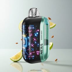 NEXA Ultra Vape 50000 Pods 50k Puffs Refill Disposable Vape 3D曲面スクリーン搭載 20ml プレフィルド 800mAh バッテリー デュアルメッシュコイル 0.9ohm 卸売業者 日本