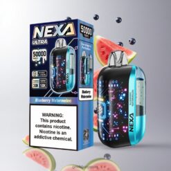 NEXA Ultra Vape 50000 Pods 50k Puffs Refill Disposable Vape 3D曲面スクリーン搭載 Crystal Tankで最後まで美味しい デュアルモード Normal/Turbo卸売業者 日本