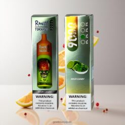 RandM Fumot Tornado 9000 Puffs ディスポーザブルベイプ メッシュコイル & 18mL リキッド容量 卸売業者 日本