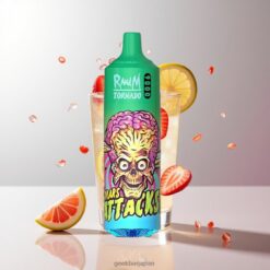 RandM Fumot Tornado 9000 Puffs 使い捨てベイプ 18mL 大容量 850mAh 充電式 卸売業者 日本