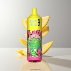 RandM Tornado 9000 Puffs 使い捨てベイプ 18mL 850mAh充電式 54 Flavors 卸売業者 日本