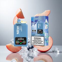 Razz Bar 40000 パフ 使い捨てベイプ パワースクリーンディスプレイ ピーチアイス_ブルーベリーアイス