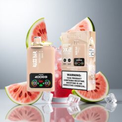 Razz Bar 40000 パフ 使い捨てベイプ パワースクリーンディスプレイ ウォーターメロンアイス_コーラアイス