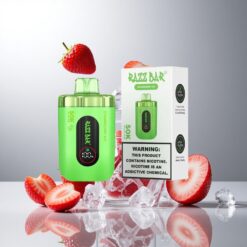 Razz Bar 50K パフ 使い捨てベイプ ストロベリーアイス 50000パフ
