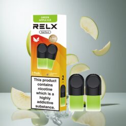 RELX Pod Pro 2 グリーンアップルアイス ニコチン含有量1.8% 600パフス