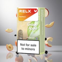 RELX Pod Pro 2 グレープアップル ニコチンレベル0% 600パフ