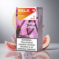 RELX Pod Pro 2 タンギーグレープ ニコチン含有量3% 600パフ 1.9ml
