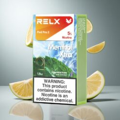 RELX Pod Pro 2 ニコチン5％ 600パフス メンソールXtra
