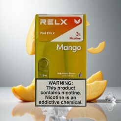 RELX Pod Pro 2 マンゴーアイス（ニコチン含有量3%、600パフ）