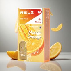 RELX Pod Pro 2 マンゴーオレンジ ニコチンフリー（0%）600パフ