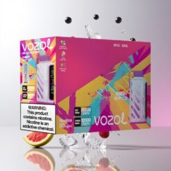 VOZOL Gear Power 20000 Puffs ディスポーザブル ベイプ チェリー ベリー アイス S.i.L.C. Tech採用 20mL プレフィルド 卸売業者 日本