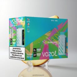 VOZOL Gear Power 20000 Puffs ディスポーザブルベイプ S.i.L.C. Tech搭載 20mLプリフィルド 5% 50mgダブルアップルアイス 卸売業者 日本