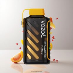 VOZOL Gear Power 20000 Puffs デュアルメッシュコイル搭載 20mL プレフィルド ストロベリーマンゴー 卸売業者 日本