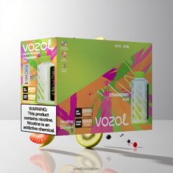 VOZOL Gear Power 20000 Puffs 日本語版 S.i.L.C. テクノロジー搭載 & デュアルメッシュコイル / Strawberry Kiwi 卸売業者 日本