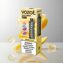 VOZOL Gear Shisha 25000 Puffs デュアルメッシュデュアルモード スマートチップS.i.L.C Tech 卸売業者 日本 Mango Freeze