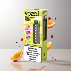 VOZOL Gear Shisha 25000 Puffs デュアルメッシュデュアルモード＆1000mAhバッテリー スイートパッションフルーツ 卸売業者 日本