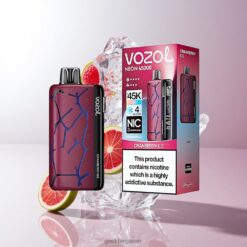 Vozol Neon 45k 45000 Puffs Disposable Vape 「クランベリーアイス」 最大45000パフ 800mAhバッテリー 卸売業者 日本