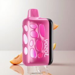 Vozol Rave 40000 ビートシンクパーティーモード搭載 40,000パフ 使い捨てベイプ Peach Ice 卸売業者 日本