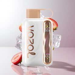 VOZOL STAR 40000 パフ 使い捨てベイプ 充電式 1000mAh 卸売業者 日本 Strawberry Ice