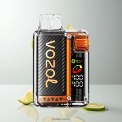 VOZOL Vista 20000 Puffs リチャージャブルバッテリー650mAh & 6レベルワット出力調整 Lemon Lime 卸売業者 日本