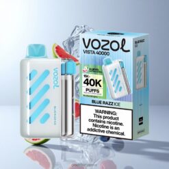 VOZOL VISTA 40000 Puffs 40,000パフ容量＆2%ニコチン 卸売業者 日本 Disposable Vape Blue Razz Ice