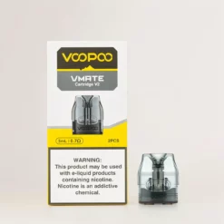 Voopoo純正Vmate交換ポッド2個入 3.0mLサイド/トップ充填マグネット接続